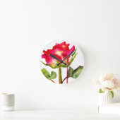 Hybride thee Roos waterverf moderne bloemkunst Ronde Klok (Huis)