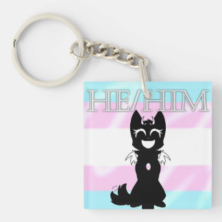 Hybride Trans Sleutelhanger (He/Hem)