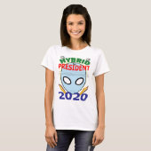 Hybride voor President 2020 - DNA-mond T-shirt (Voorkant volledig)