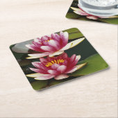 Hybride waterlappen kartonnen onderzetters (Schuin)