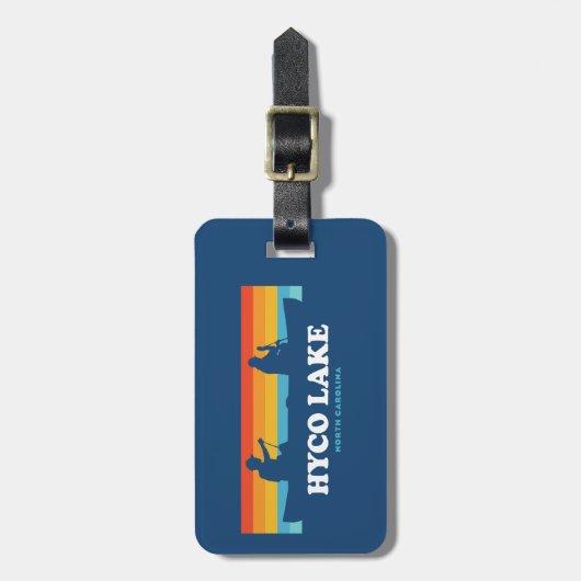 Hyco Lake North Carolina Bagagelabel (Voorkant verticaal)