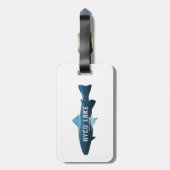 Hyco Lake North Carolina Vis Bagagelabel (Achterkant verticaal)