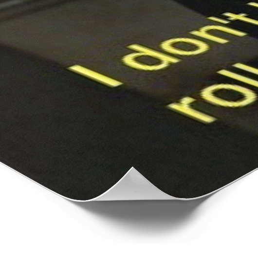 Hyde Citaat van dat Show van 70 s Poster (Hoek)