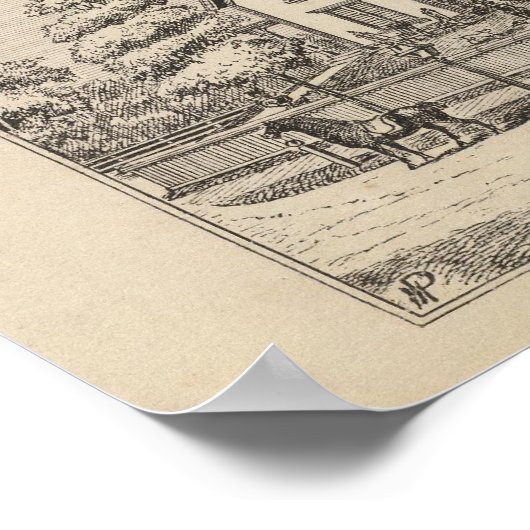 Hyde Hotel in Wallingford Poster (Hoek)