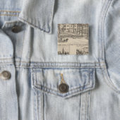Hyde Hotel in Wallingford Vierkante Button 5,1 Cm (In situ)