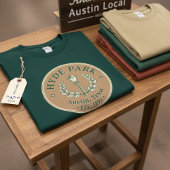 Hyde Park Austin Texas Vintage Buurt T-shirt
