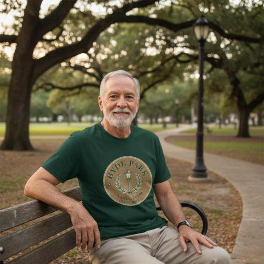 Hyde Park Austin Texas Vintage Buurt T-shirt