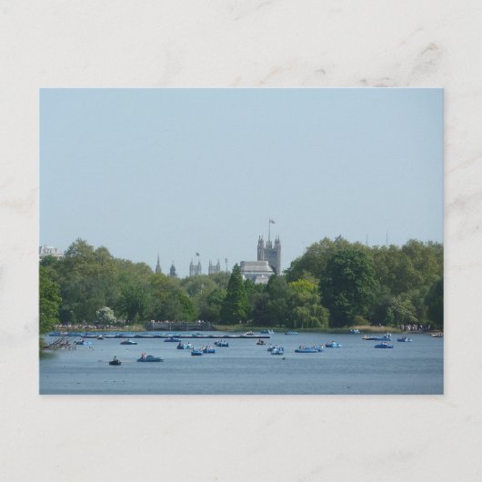 Hyde Park, Boating op de Serpentine Briefkaart (Voorkant)