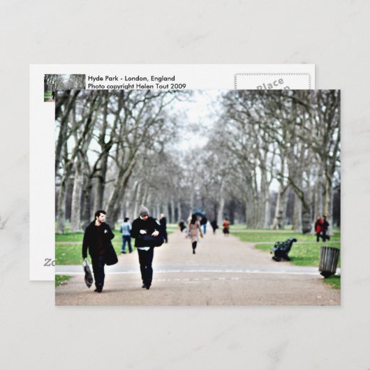Hyde Park Briefkaart (Voorkant / Achterkant)