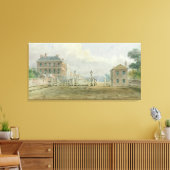Hyde Park Corner Turnpike, 1785 Canvas Afdruk (Insitu (Woonkamer))