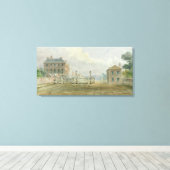 Hyde Park Corner Turnpike, 1785 Canvas Afdruk (Insitu (Houten vloer))