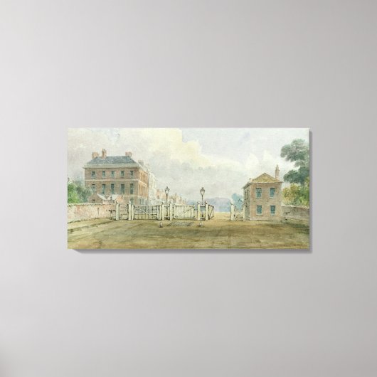 Hyde Park Corner Turnpike, 1785 Canvas Afdruk (Voorkant)