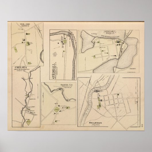 Hyde Park, Guildhall, Newport, Chelsea Poster (Voorkant)