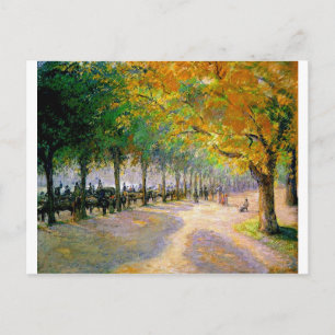 Hyde Park, Londen van Camille Pissarro Briefkaart