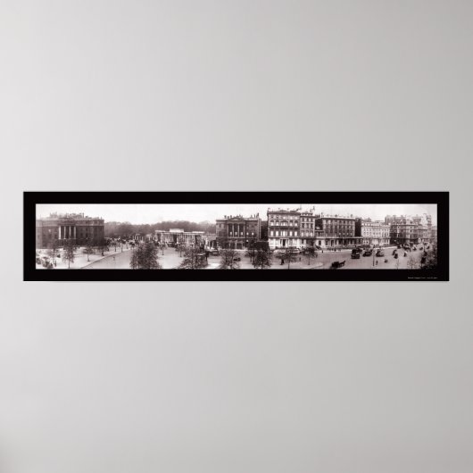 Hyde Park, London Photo 1909 Poster (Voorkant)