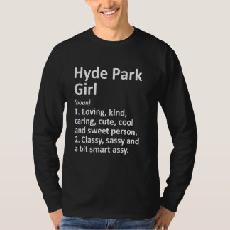 Hyde Park Meisje Ut Utah Grappige Stad Home Roots T-shirt