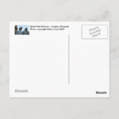 Hyde Park Statussen Briefkaart (Achterkant)