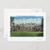 Hyde Park Uitzicht van het President FDR Briefkaart (Voorkant / Achterkant)