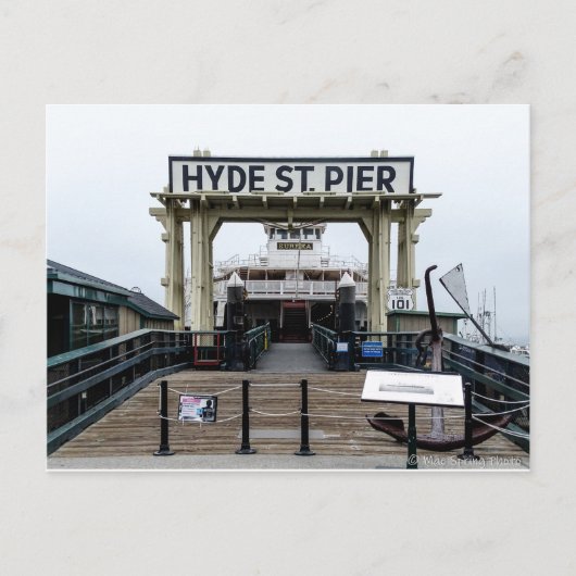Hyde St. Pier San Francisco, Californië Briefkaart (Voorkant)