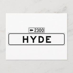 Hyde St., San Francisco Street Sign Briefkaart