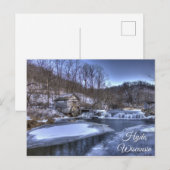 Hyde Wisconsin Mill Schilderachtig Uitzicht Briefk Briefkaart (Voorkant / Achterkant)
