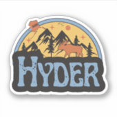Hyder, Alaska Sticker (Voorkant)