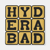 Hyderabad, India Magneet (Voorkant)