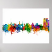 Hyderabad Skyline India Poster (Voorkant)