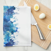 Hyderabad Telangana Skyline Blue Theedoek (Quarter Fold)