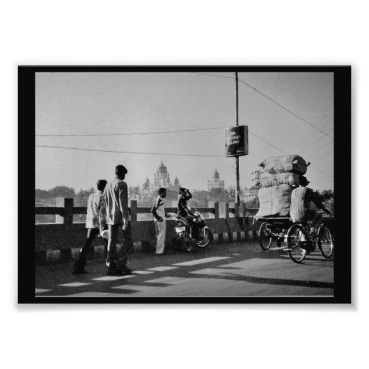 Hyderabad Uitzicht Foto Afdruk (Voorkant)