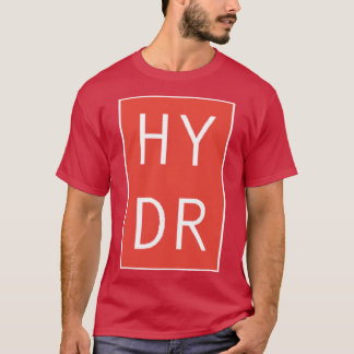 HYDR rood T-shirt