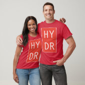 HYDR rood T-shirt (Unisex)