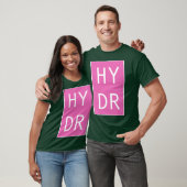 HYDR roze Oversized T-shirt (Unisex)