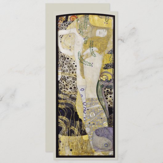 Hydra (alias Water Serpents I) van Gustav Klimt (Voorkant / Achterkant)