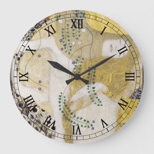 Hydra (alias Water Serpents I) van Gustav Klimt Grote Klok (Voorkant)