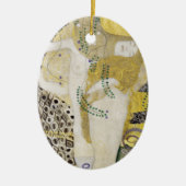 Hydra (alias Water Serpents I) van Gustav Klimt Keramisch Ornament (Voorkant)