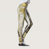 Hydra (alias Water Serpents I) van Gustav Klimt Leggings (Rechts)