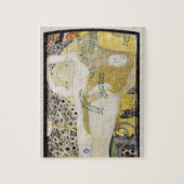 Hydra (alias Water Serpents I) van Gustav Klimt Legpuzzel (Verticaal)