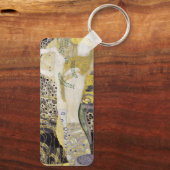 Hydra (alias Water Serpents I) van Gustav Klimt Sleutelhanger (Achterkant)