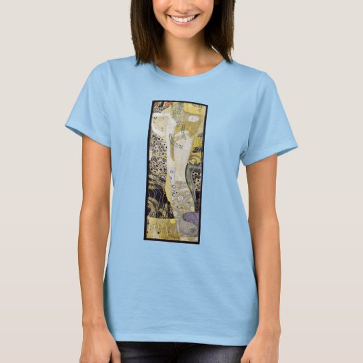 Hydra (alias Water Serpents I) van Gustav Klimt T-shirt (Voorkant)