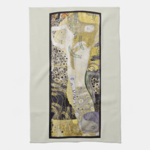 Hydra (alias Water Serpents I) van Gustav Klimt Theedoek