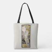 Hydra (alias Water Serpents I) van Gustav Klimt Tote Bag (Achterkant)