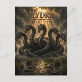 Hydra Black Fens Dark Cinema Briefkaart