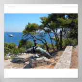 Hydra - De jongen op een dolfijn-03 Poster (Voorkant)