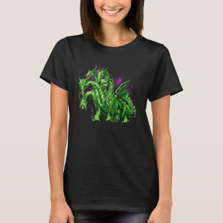 Hydra Dragon Ancient Greek Mythology Five Heed D T-shirt