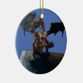 Hydra Dragon Keramisch Ornament (Rechts)