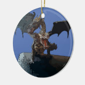 Hydra Dragon Keramisch Ornament (Links)