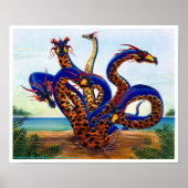 Hydra Dragon op Beach Dragon print (Voorkant)