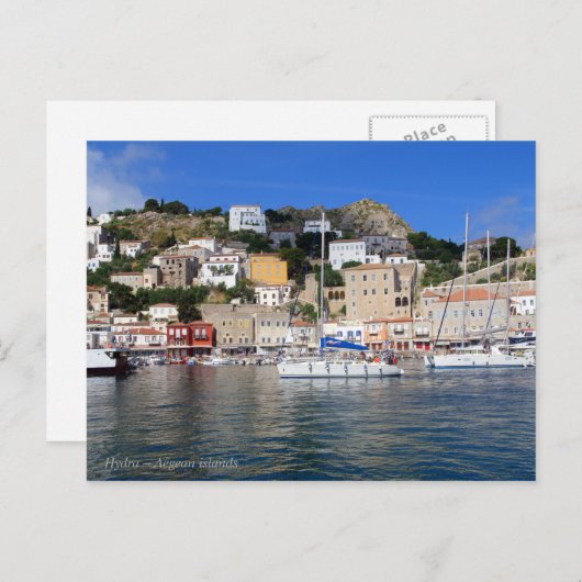 Hydra - Egeïsche eilanden Briefkaart (Voorkant / Achterkant)