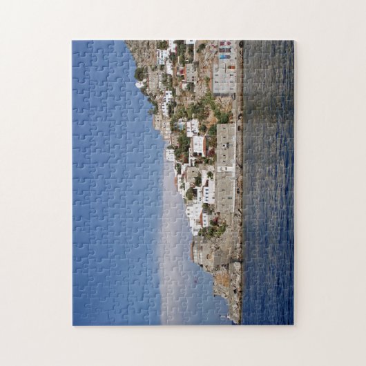 Hydra eiland uitzicht puzzel (Verticaal)